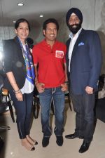 Sachin Tendulkar at NDTV Support My school 9am to 9pm campaign which raised 13.5 crores in Mumbai on 3rd Feb 2013 (70).JPG